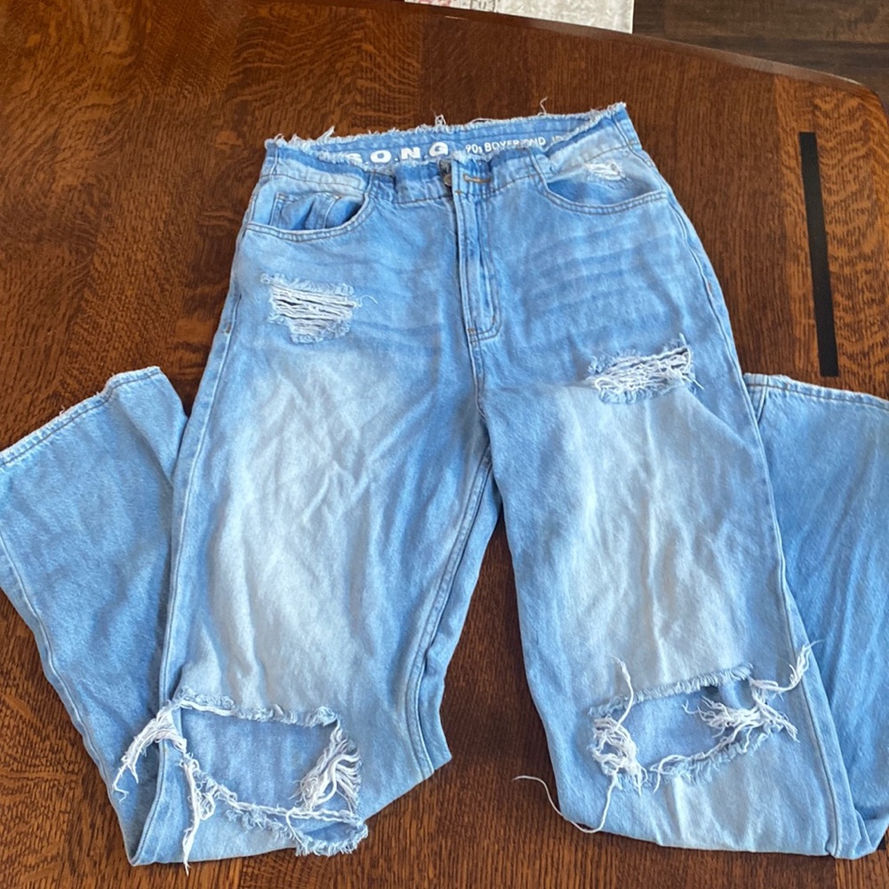 Boyfriend flare jeans!